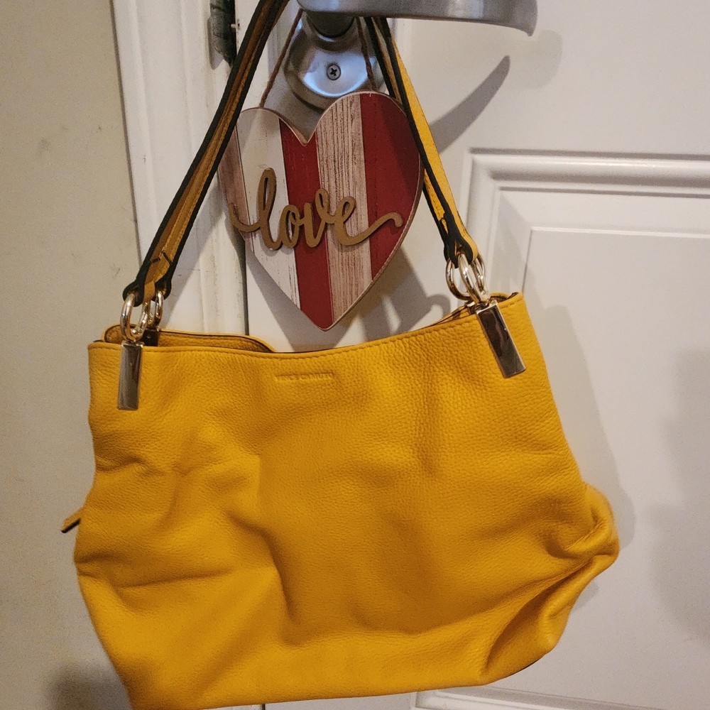 Vince Camuto Sunny Yellow Shoulder Bag